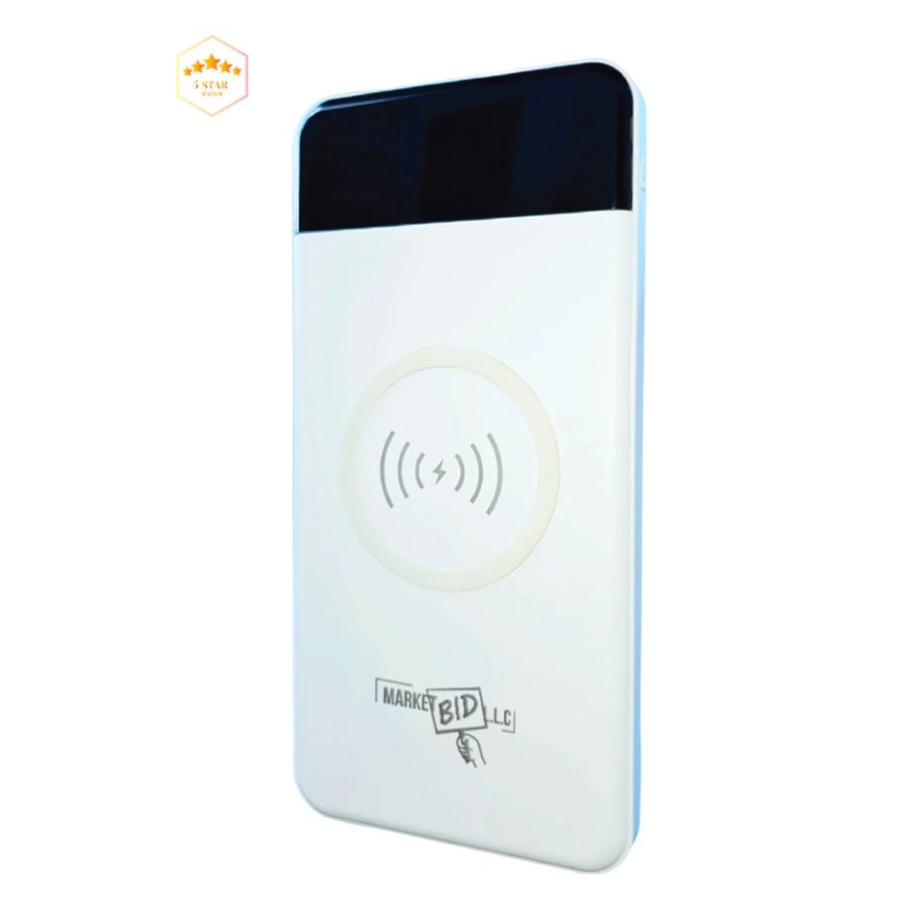 WHITE 10,000MAH POWER BANK Marketbid
